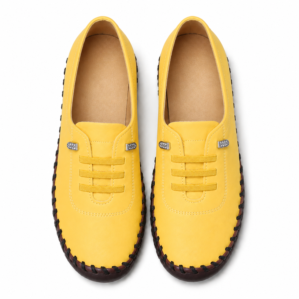 Fiesole Orthopedic Flats - Yellow