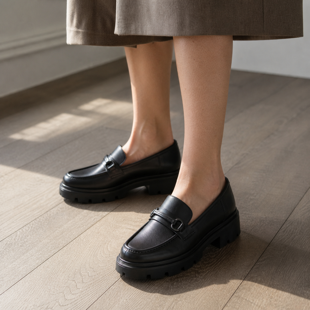 Bari Orthopedic Loafers - Black