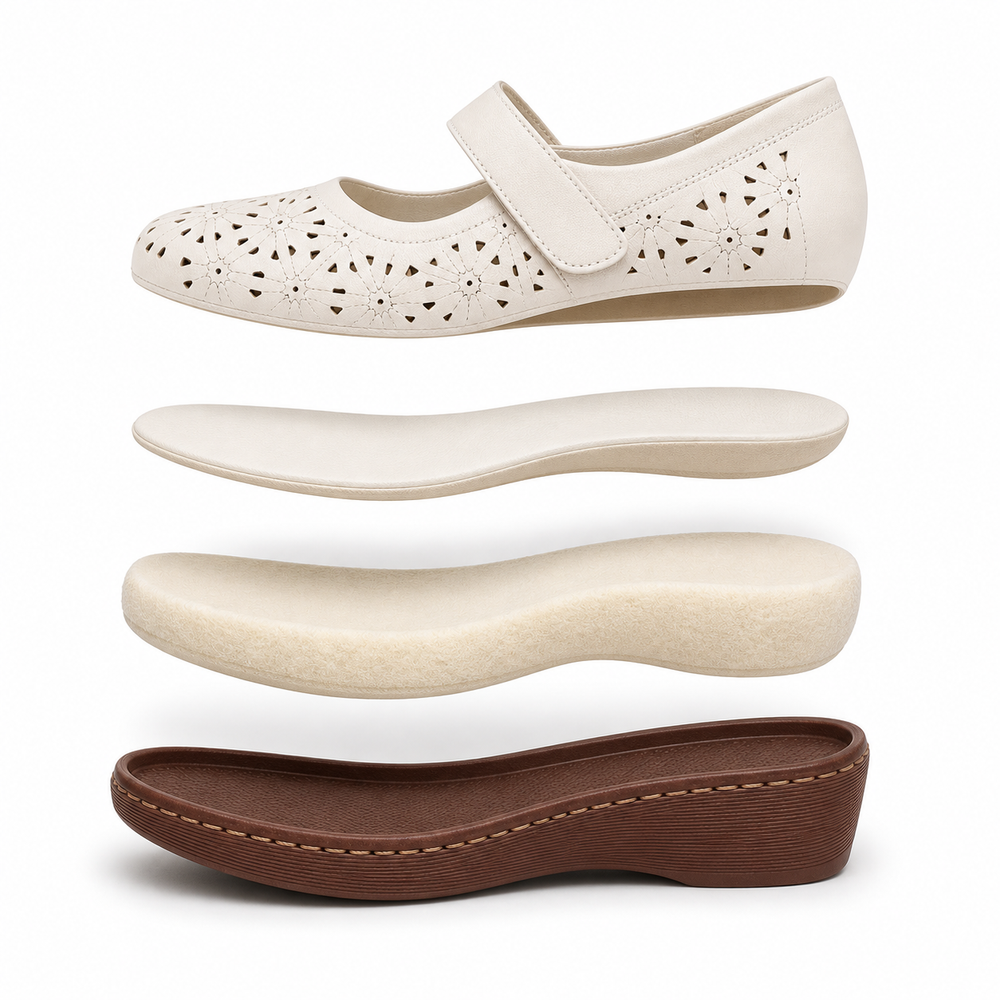 Ferrara Orthopedic Sandals - Beige
