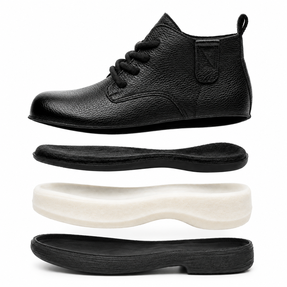 Urbino Orthopedic Ankle Boots - Black