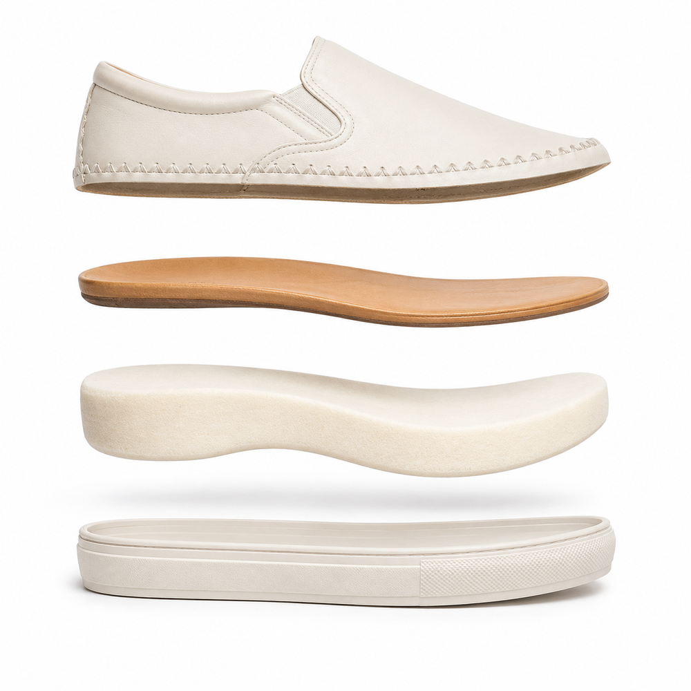 Bologna Orthopedic Loafers - White