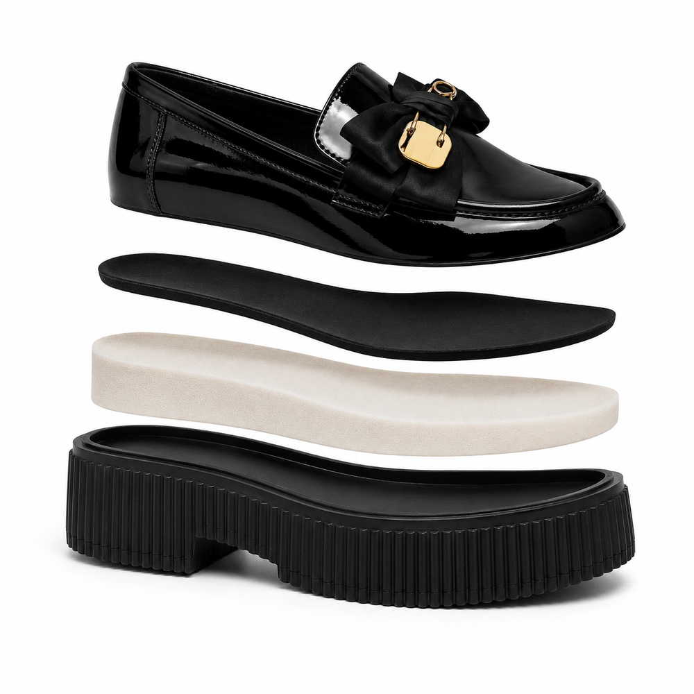 Asti Orthopedic Loafers - Black
