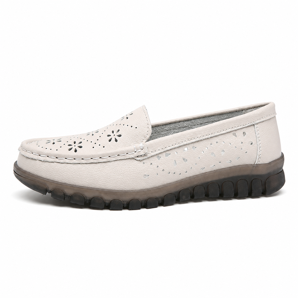 Sanremo Orthopedic Loafers - Beige shoes