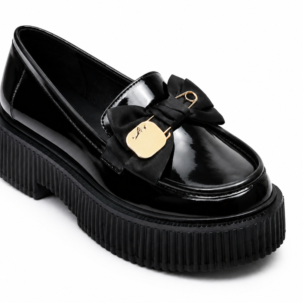Asti Orthopedic Loafers - Black