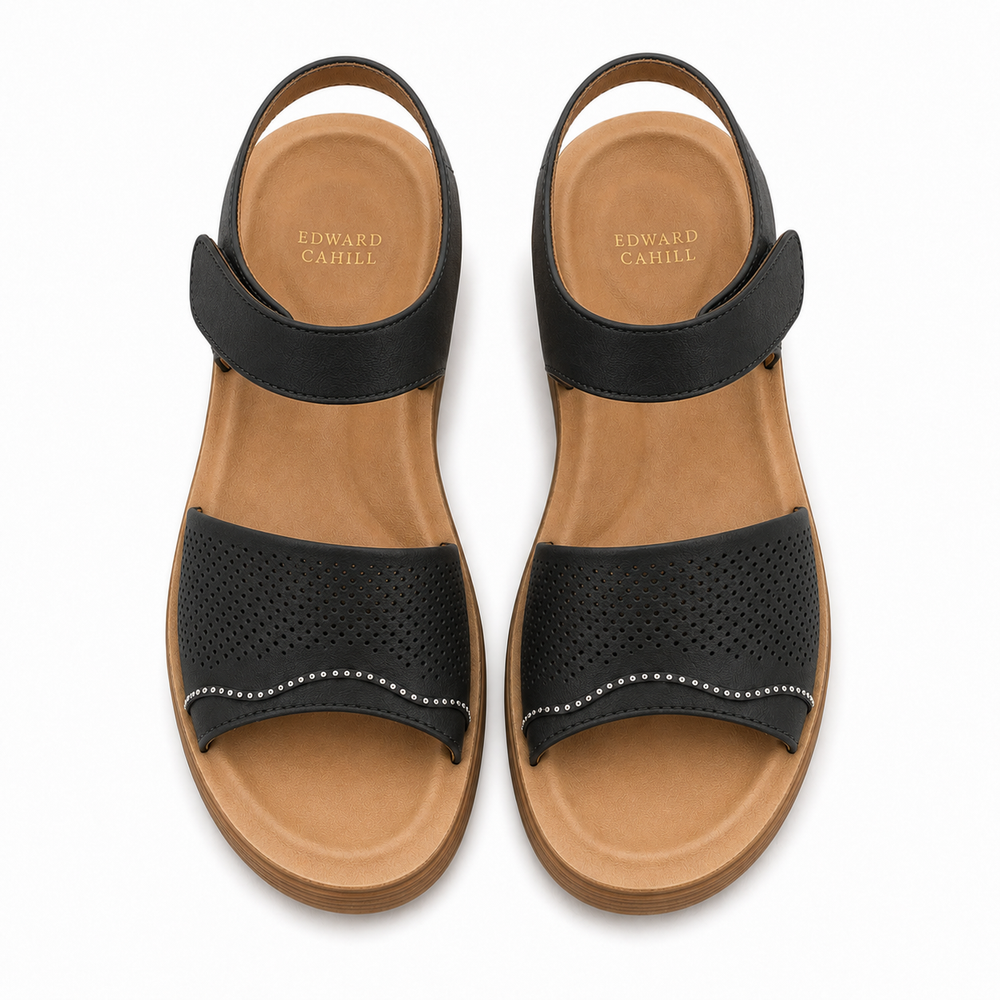 Gaeta Orthopedic Sandals - Black
