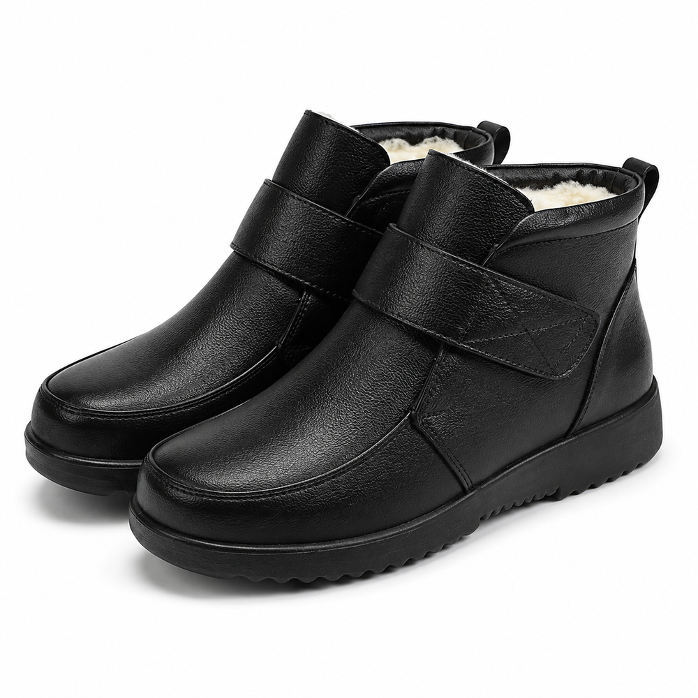Monza Orthopedic Ankle Boots - Black