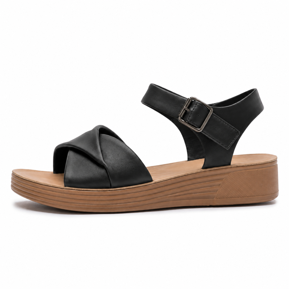 Udine Orthopedic Sandals - Black