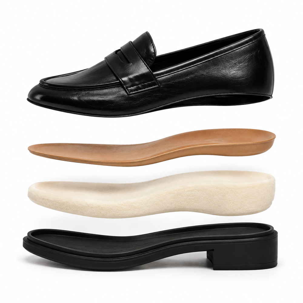 Venezia Orthopedic Loafers - Black