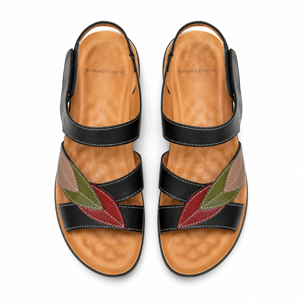 Modena Orthopedic Sandals - Black
