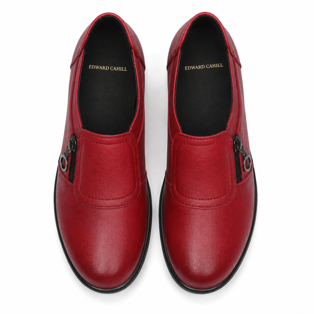 Trapani Orthopedic Flats - Red