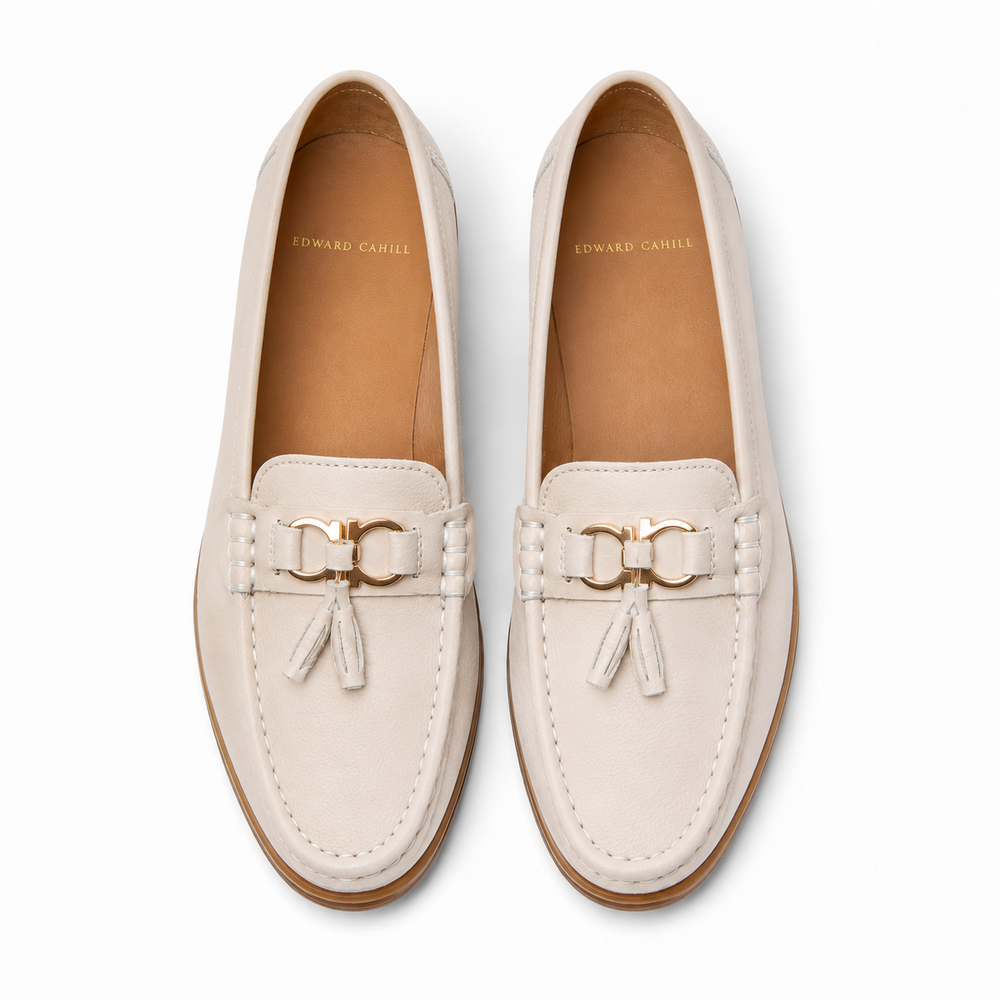 Verbania Orthopedic Loafers - Beige Hollow