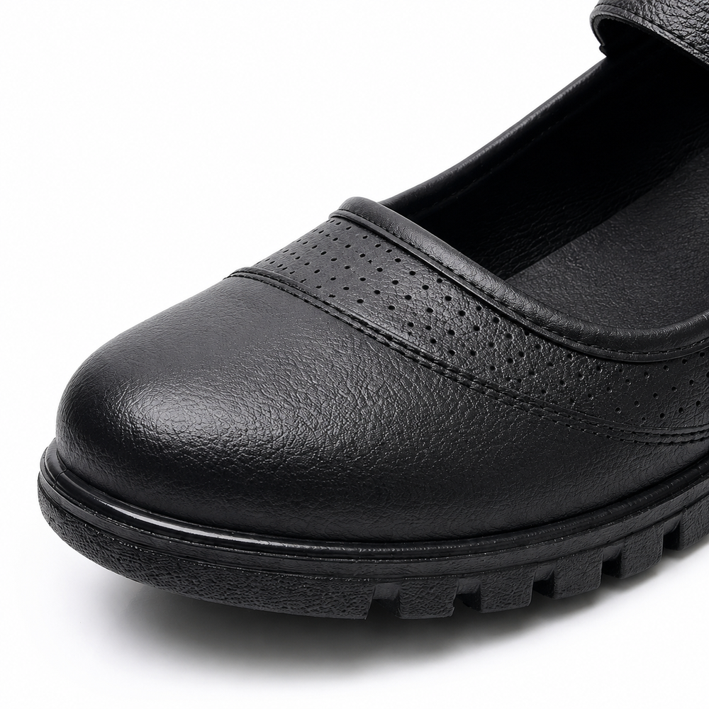 Orvieto Orthopedic Comfort Shoes - Black