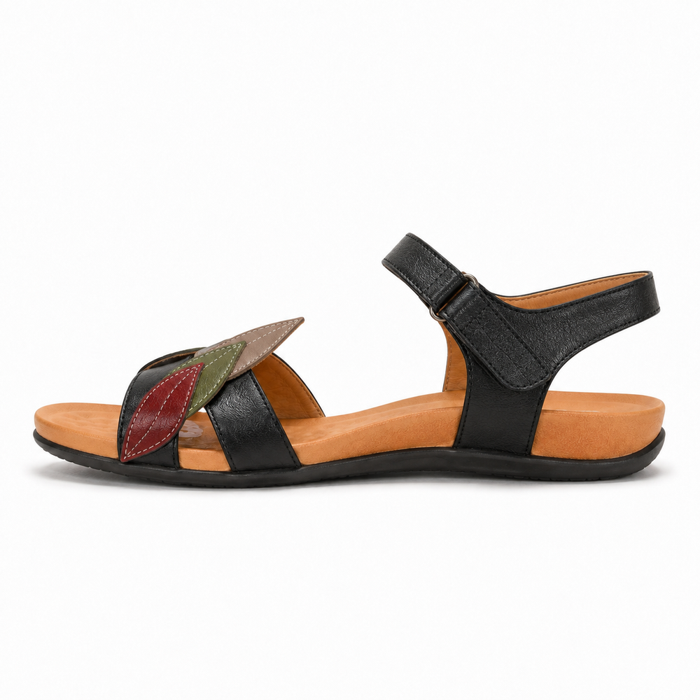 Modena Orthopedic Sandals - Black