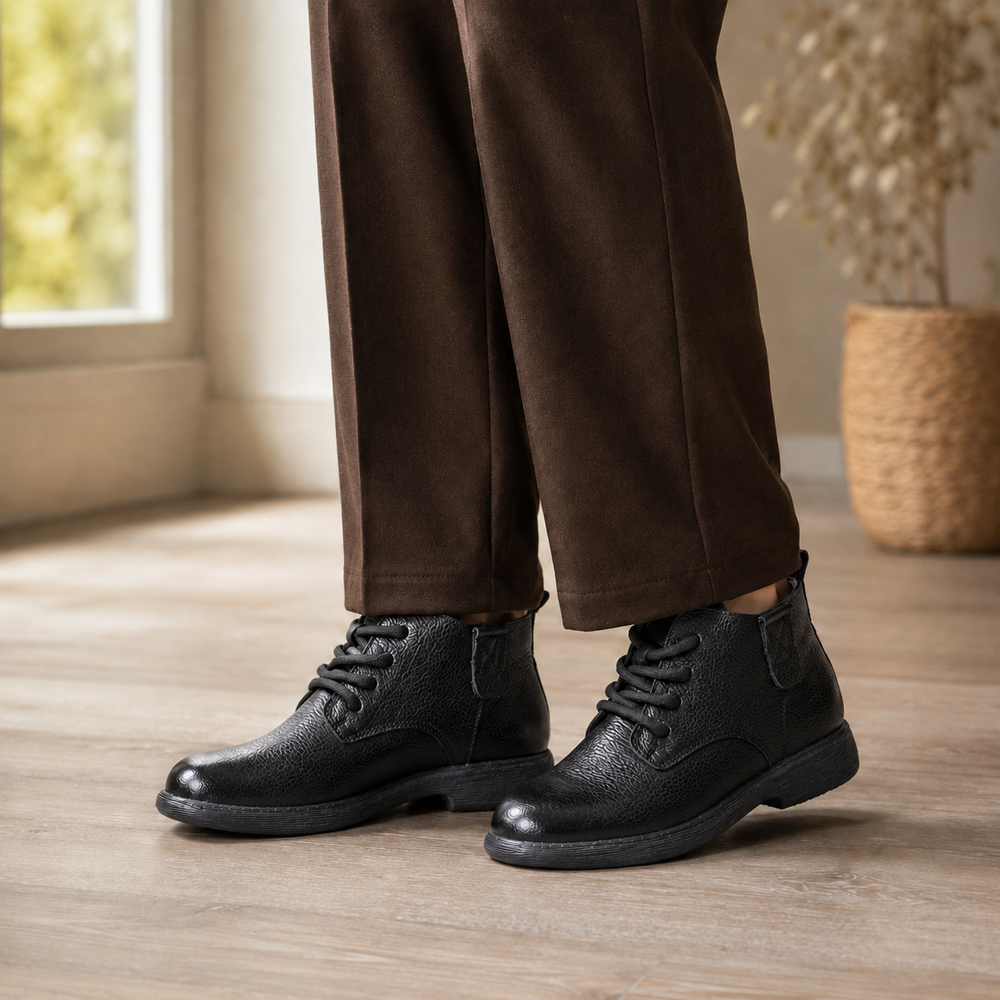Urbino Orthopedic Ankle Boots - Black