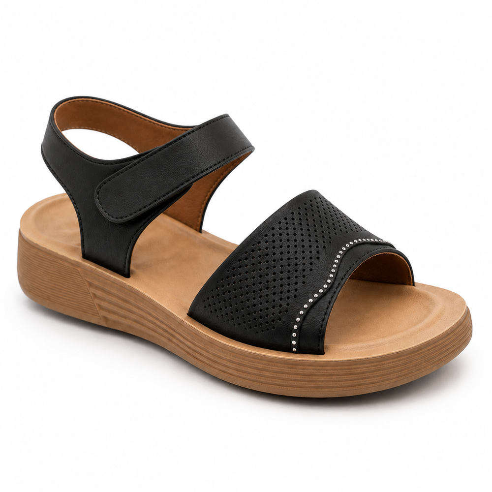 Gaeta Orthopedic Sandals - Black