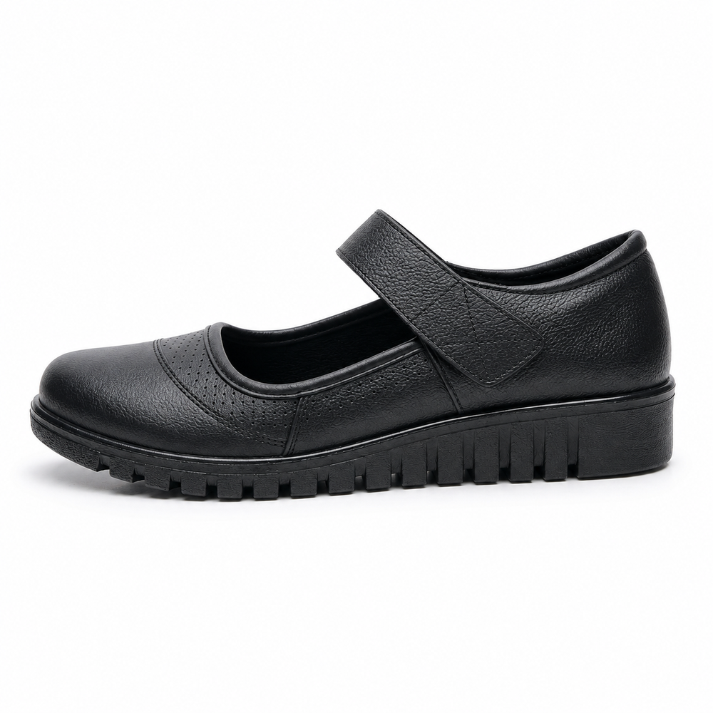 Orvieto Orthopedic Comfort Shoes - Black