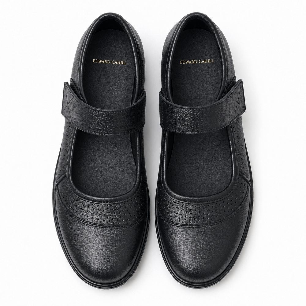 Orvieto Orthopedic Comfort Shoes - Black