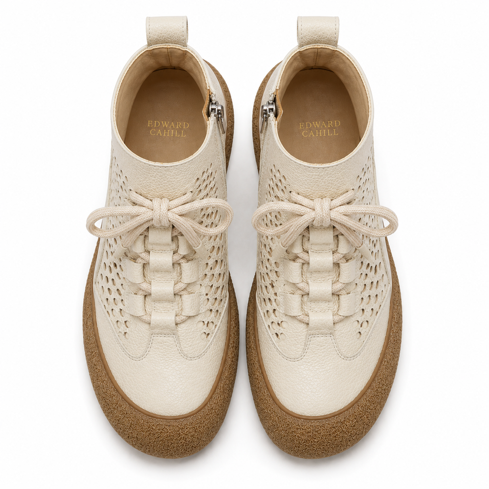 Ancona Orthopedic Ankle Boots - Beige