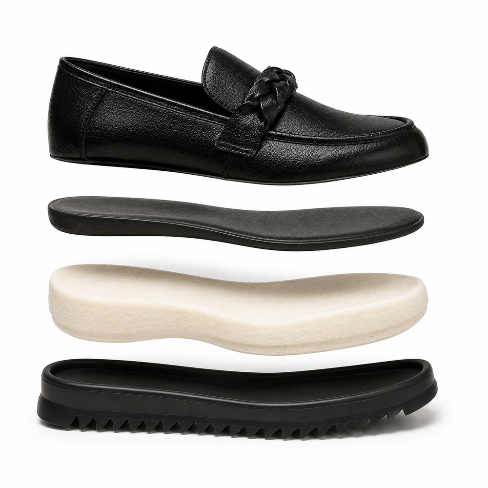 Ischia Orthopedic Comfort Shoes - Black