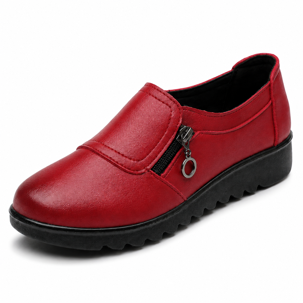 Trapani Orthopedic Flats - Red