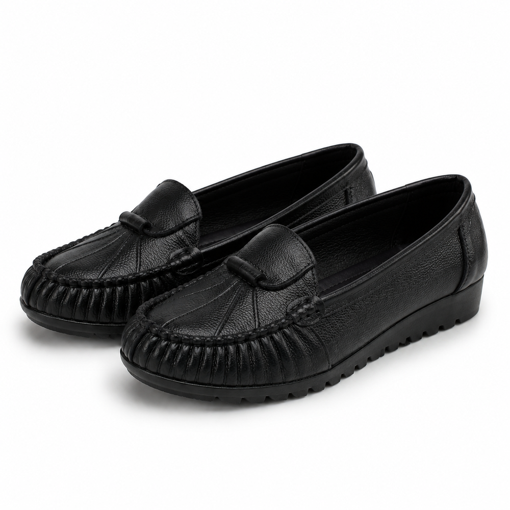 Messina Orthopedic Flats - Black