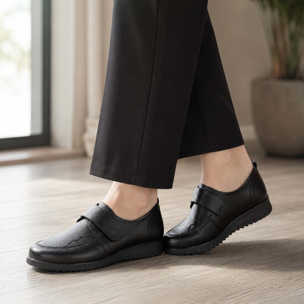 Mantova Orthopedic Flats - Black