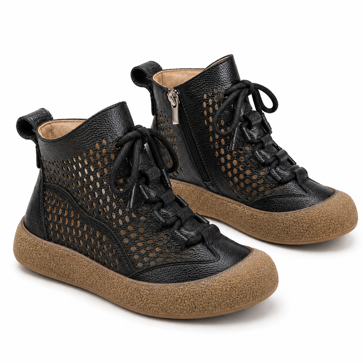 Ancona Orthopedic Ankle Boots - Black