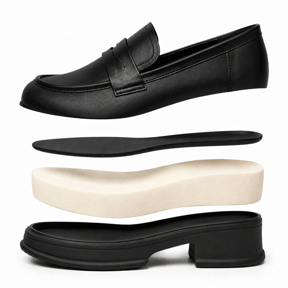 Livorno Orthopedic Loafers - Black