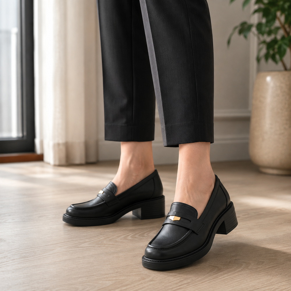 Ostuni Orthopedic Loafers - Black