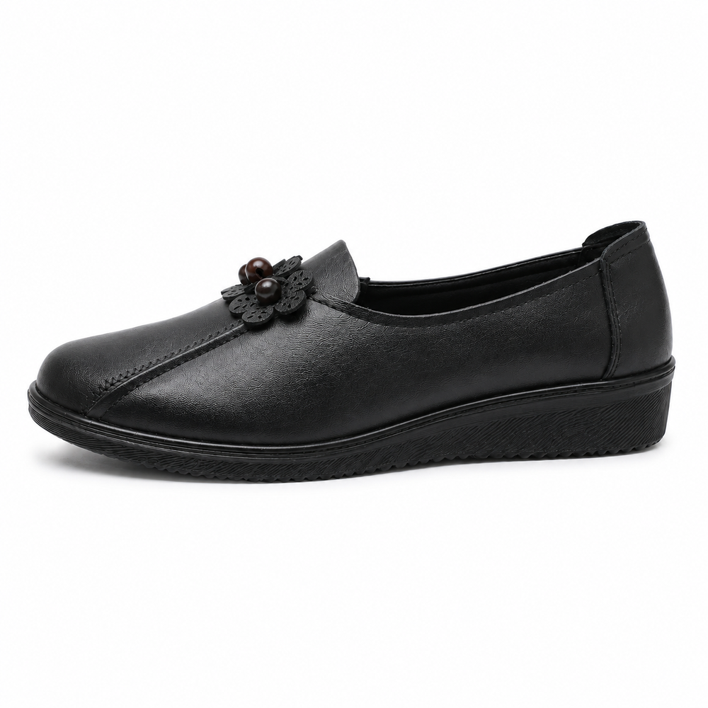 Perugia Orthopedic Comfort Shoes - Black