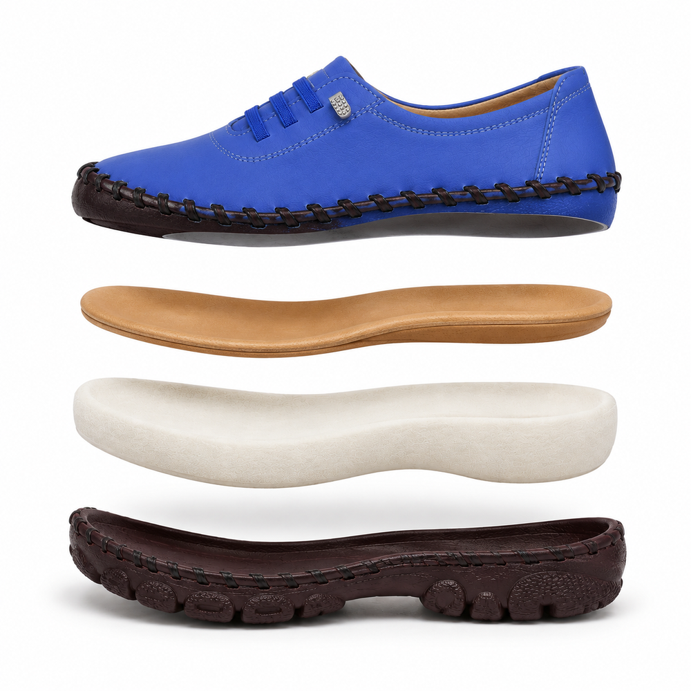 Rimini Orthopedic Flats - Blue