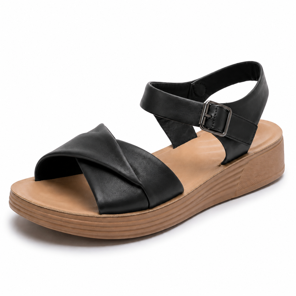 Udine Orthopedic Sandals - Black