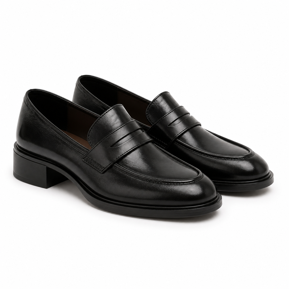 Venezia Orthopedic Loafers - Black