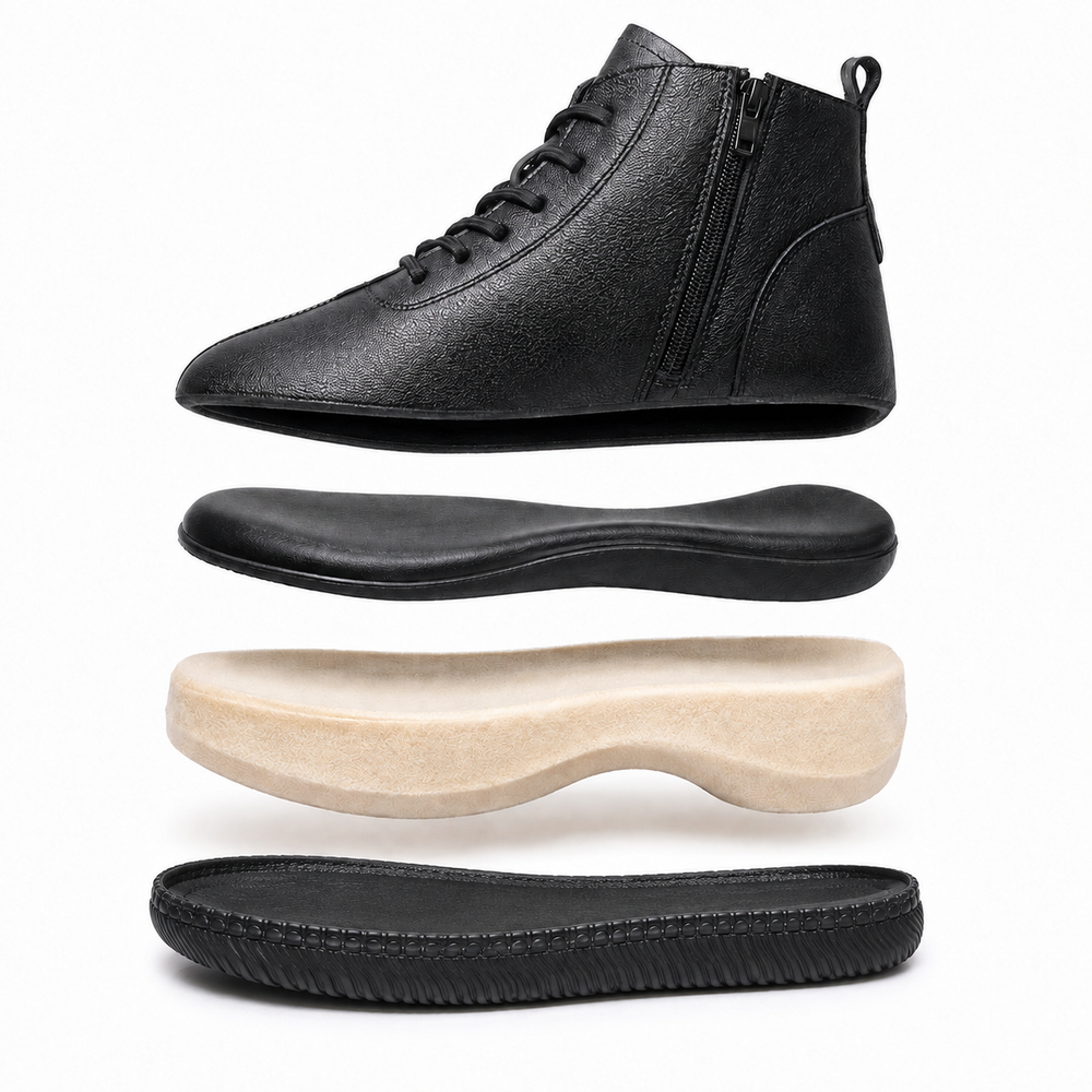 Asti Orthopedic Ankle Boots - Black
