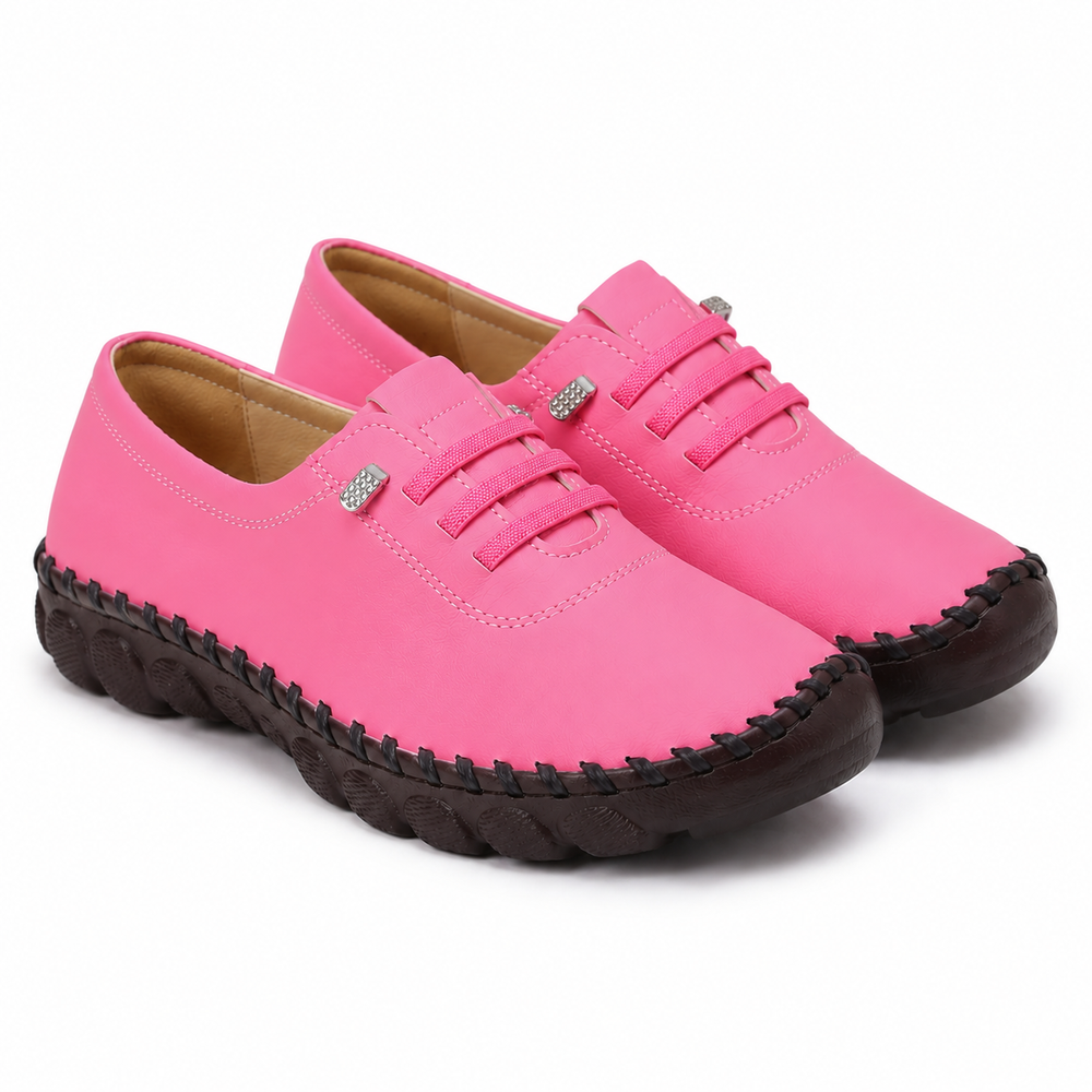 Parma Orthopedic Flats - Rose red