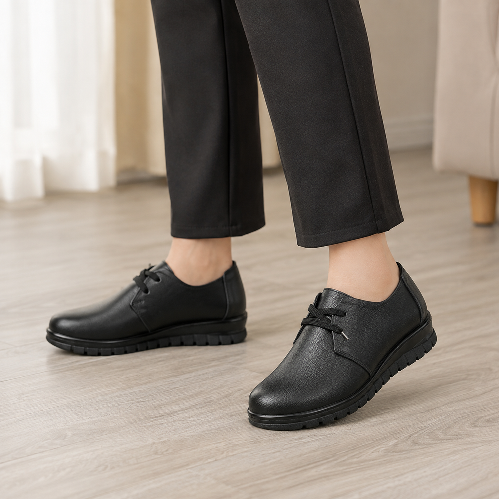 Lodi Orthopedic Comfort Shoes - Black