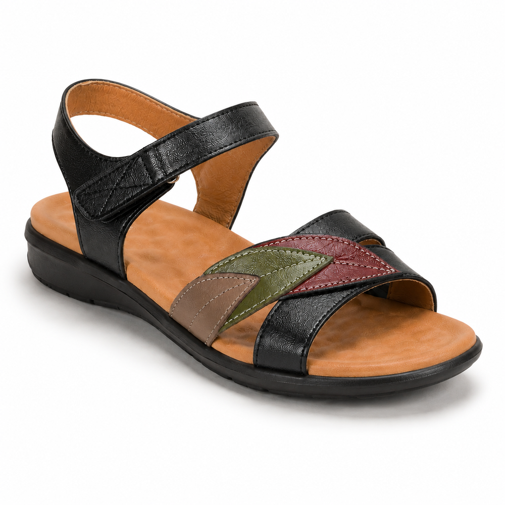 Modena Orthopedic Sandals - Black