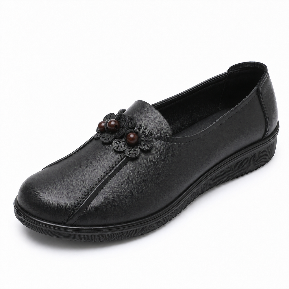 Perugia Orthopedic Comfort Shoes - Black