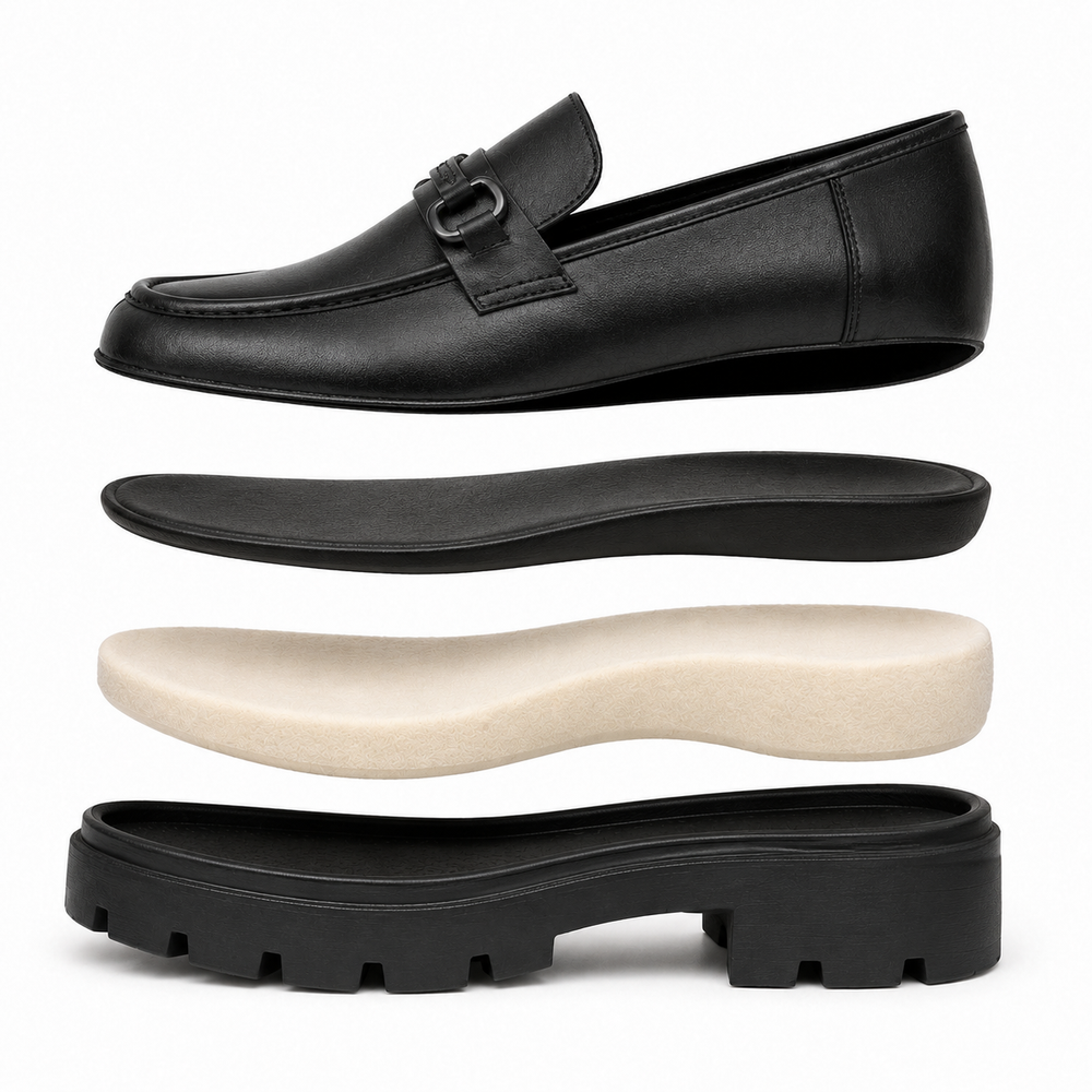 Bari Orthopedic Loafers - Black
