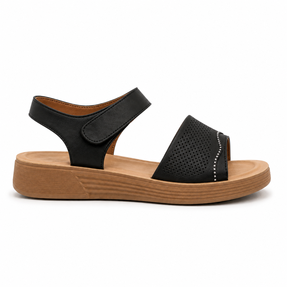 Gaeta Orthopedic Sandals - Black