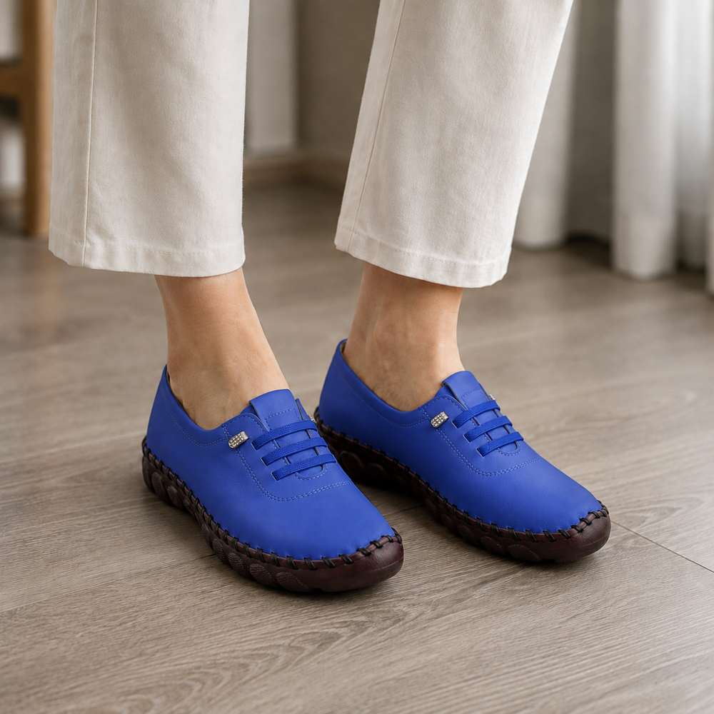 Rimini Orthopedic Flats - Blue